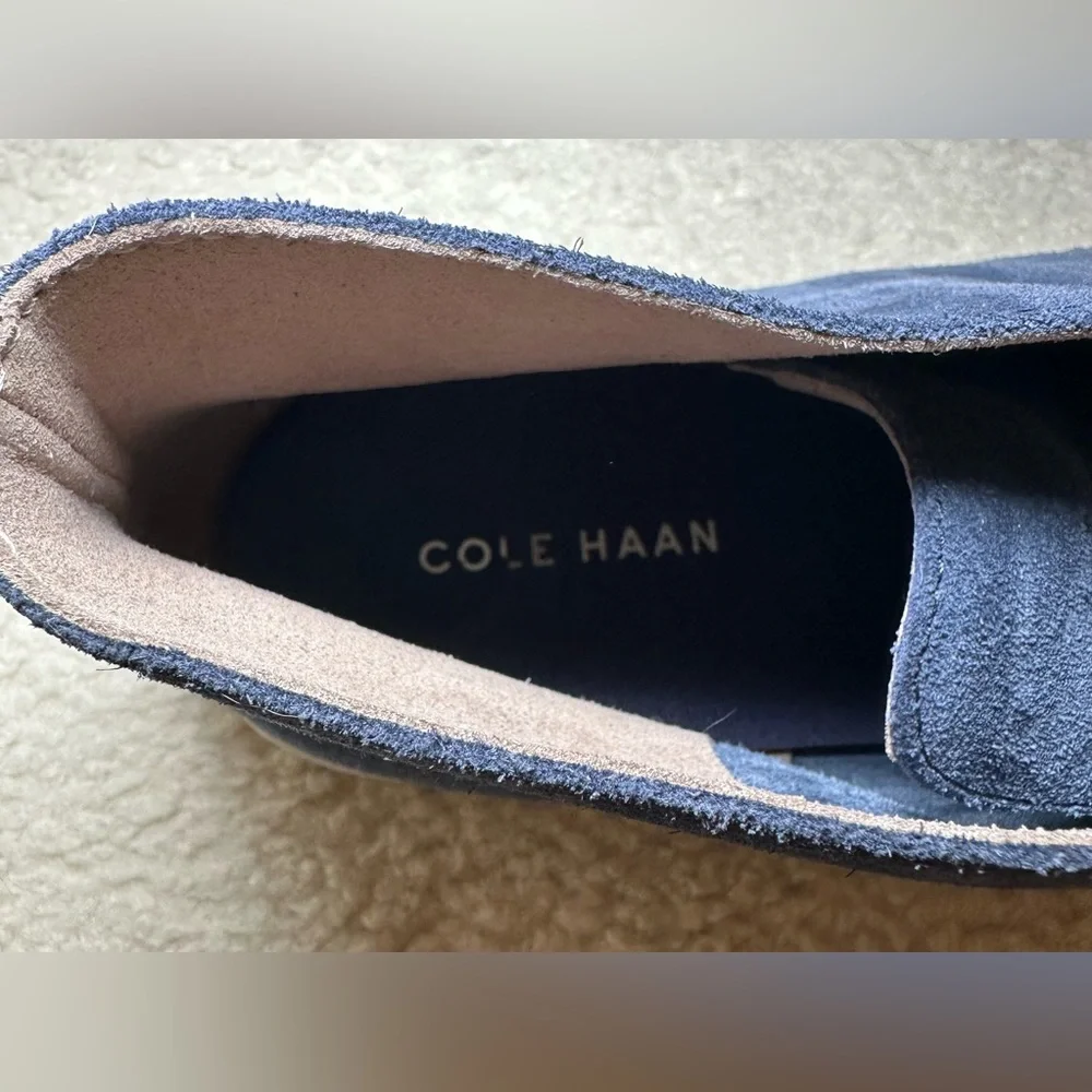 Cole Haan men’s pinch weekender Chukka high top sneaker dressy casual‎ navy blue